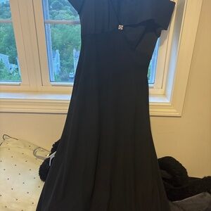 Long black dress